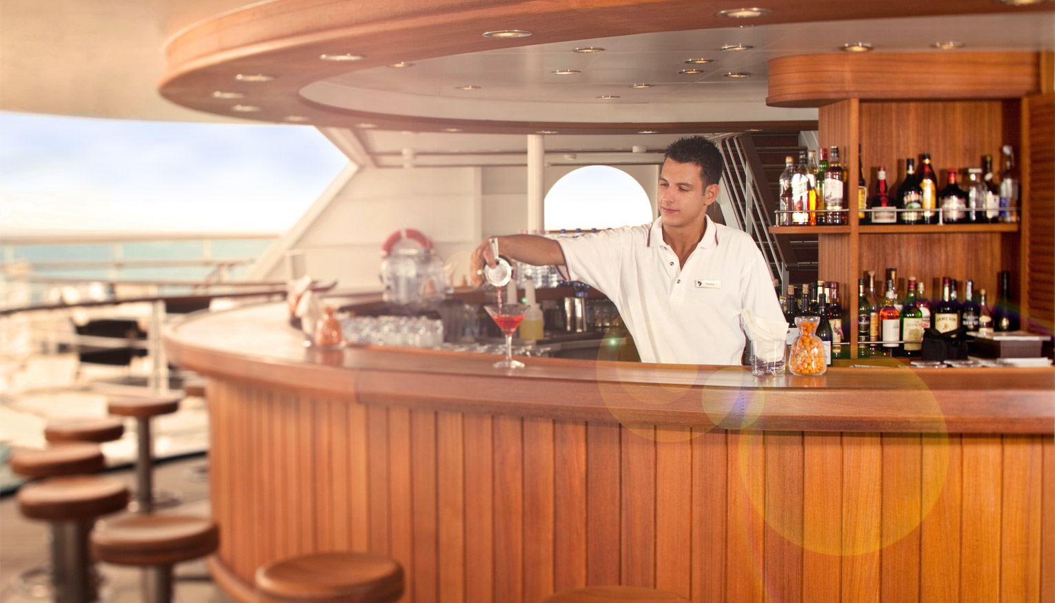 cruise ship open bar